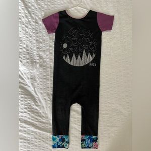 Rags short sleeve romper